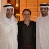 Moein Al Bastaki with celebrities