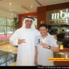 Moein Al Bastaki with celebrities