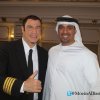 Moein Al Bastaki with celebrities