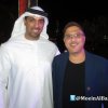 Moein Al Bastaki with celebrities