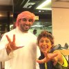 Moein Al Bastaki with celebrities