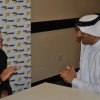 Moein Al Bastaki with celebrities