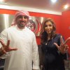 Moein Al Bastaki with celebrities