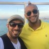 Moein Al Bastaki with celebrities