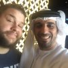Moein Al Bastaki with celebrities